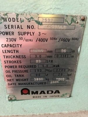 amada auto back gauge electrical box|11) .